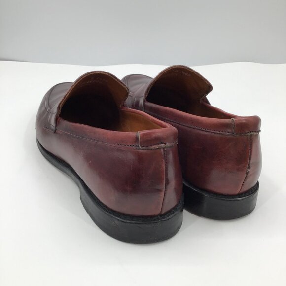 Allen Edmonds Ascher Penny Loafers Men's 11 D Dark Brown Leather Made in the USA - Picture 7 of 13